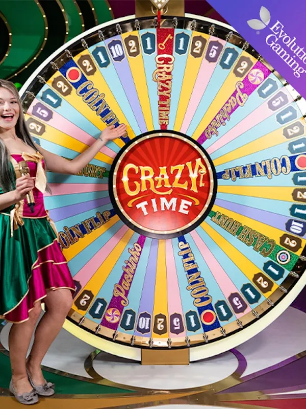 Crazy Time – live casino-bord
